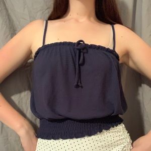 Navy tank top size small